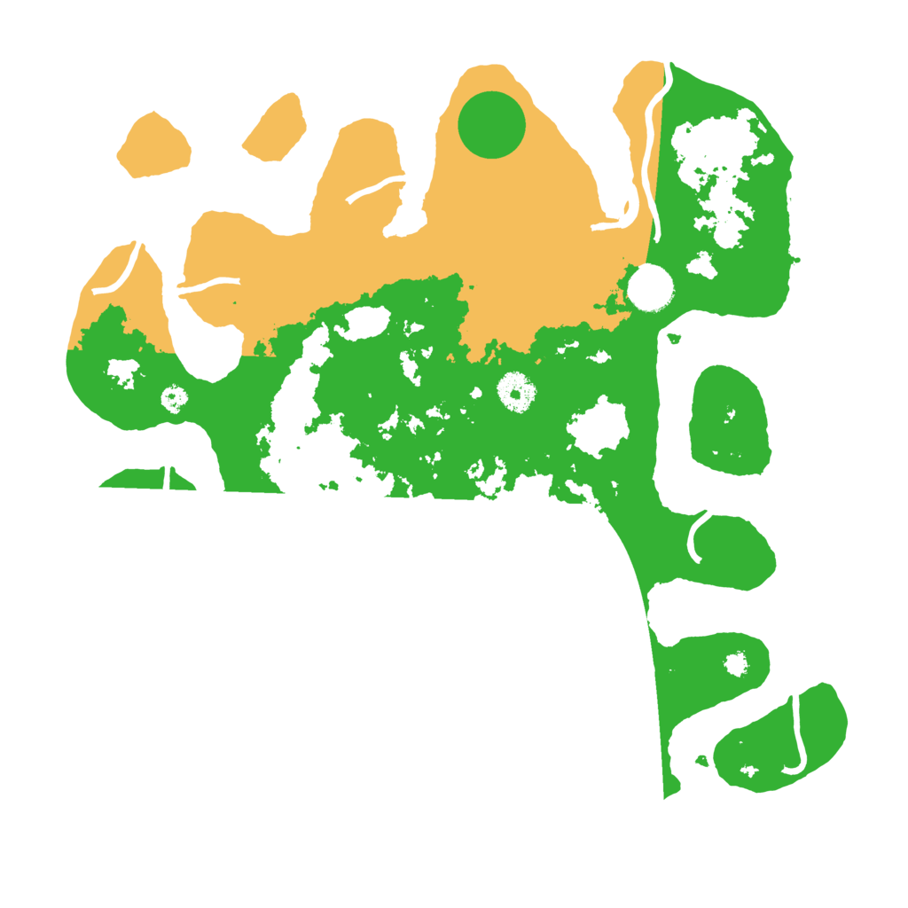 Biome Rust Map: Procedural Map, Size: 3550, Seed: 423752