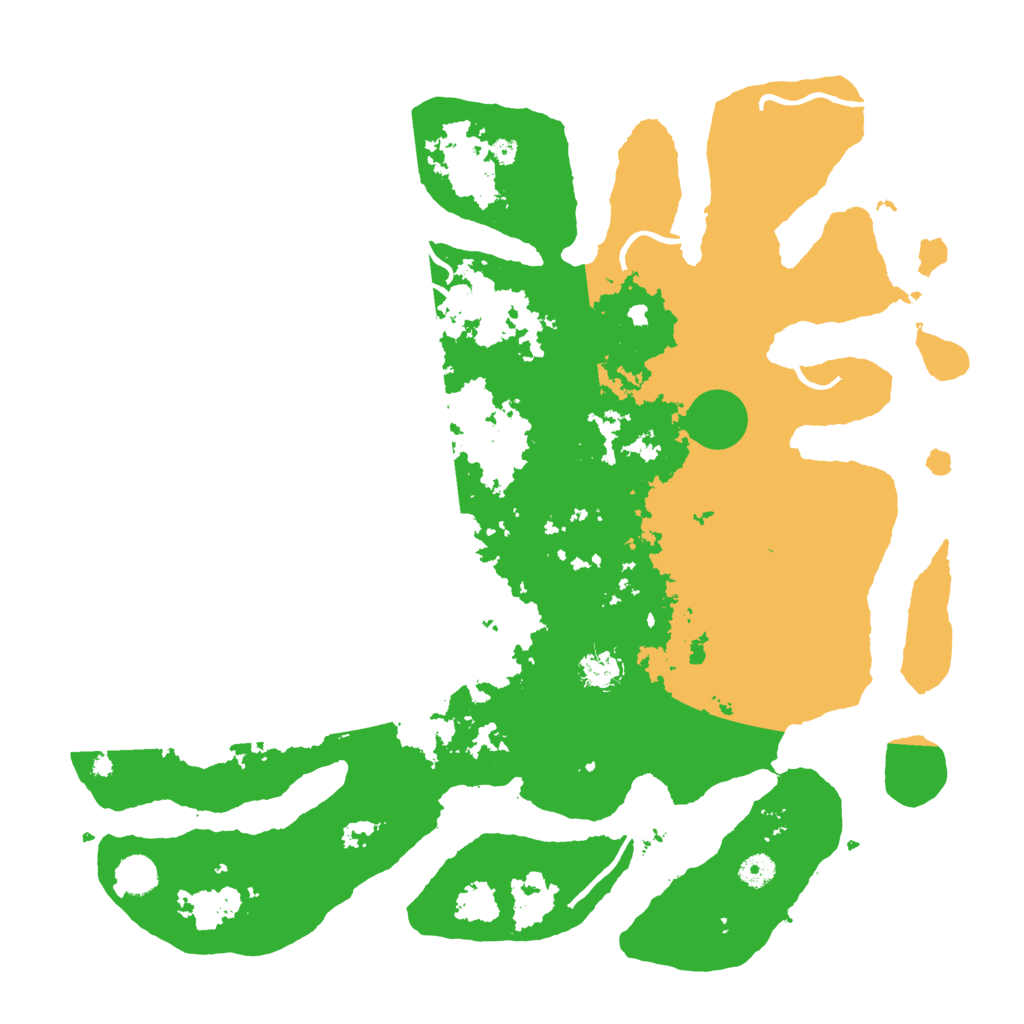 Biome Rust Map: Procedural Map, Size: 4500, Seed: 4585614