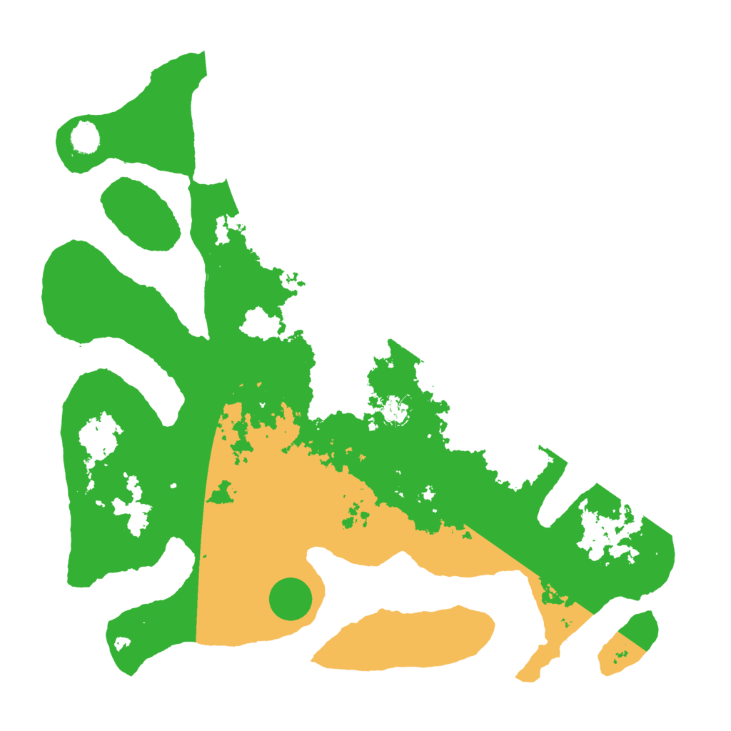 Biome Rust Map: Barren, Size: 4500, Seed: 5272570