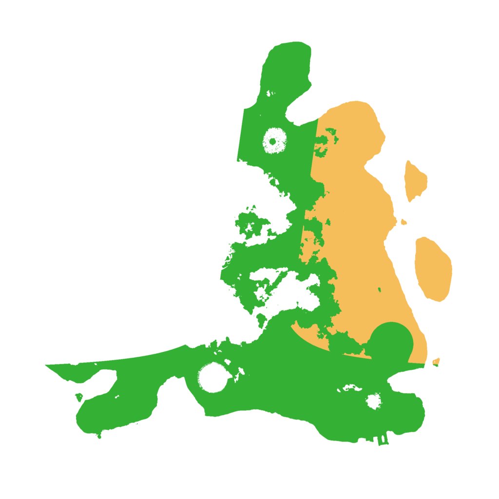 Biome Rust Map: Procedural Map, Size: 3000, Seed: 834062
