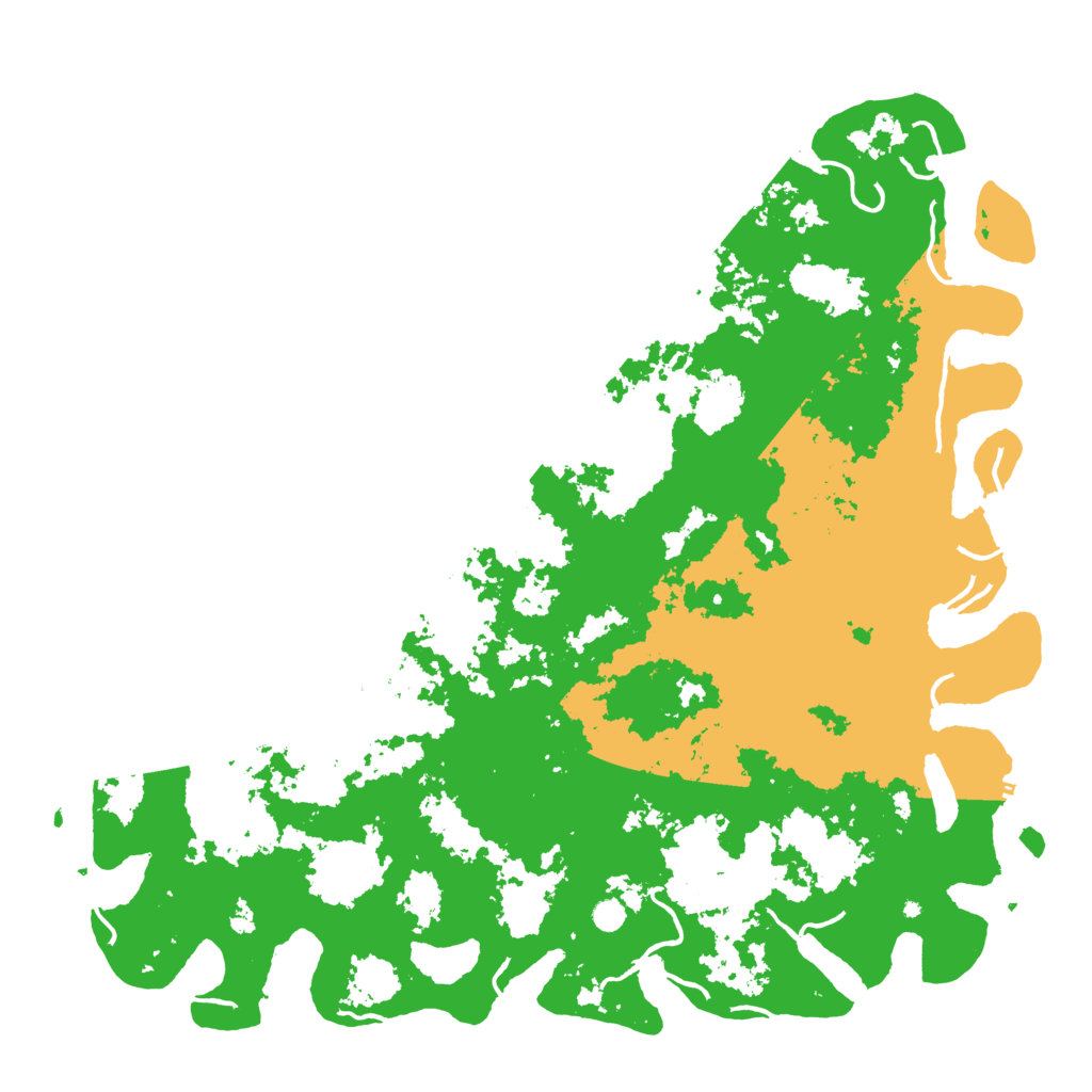 Biome Rust Map: Procedural Map, Size: 6000, Seed: 521739852