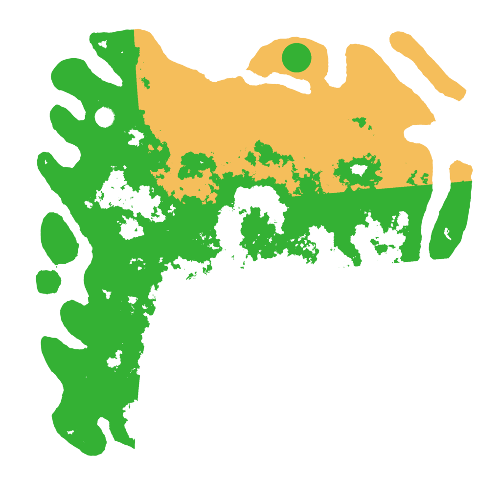 Biome Rust Map: Barren, Size: 4500, Seed: 1070443