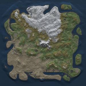 Thumbnail Rust Map: Procedural Map, Size: 5000, Seed: 2130410510, 20 Monuments