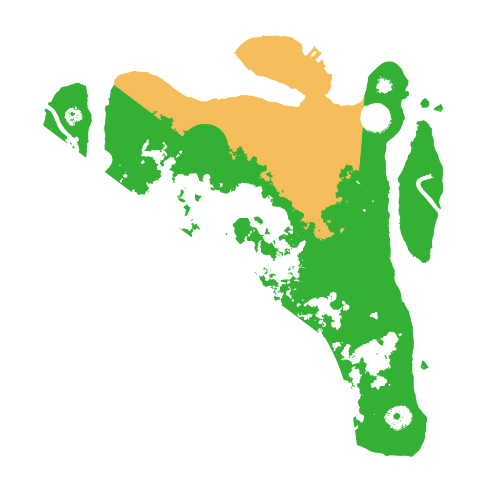 Biome Rust Map: Procedural Map, Size: 3000, Seed: 500603622