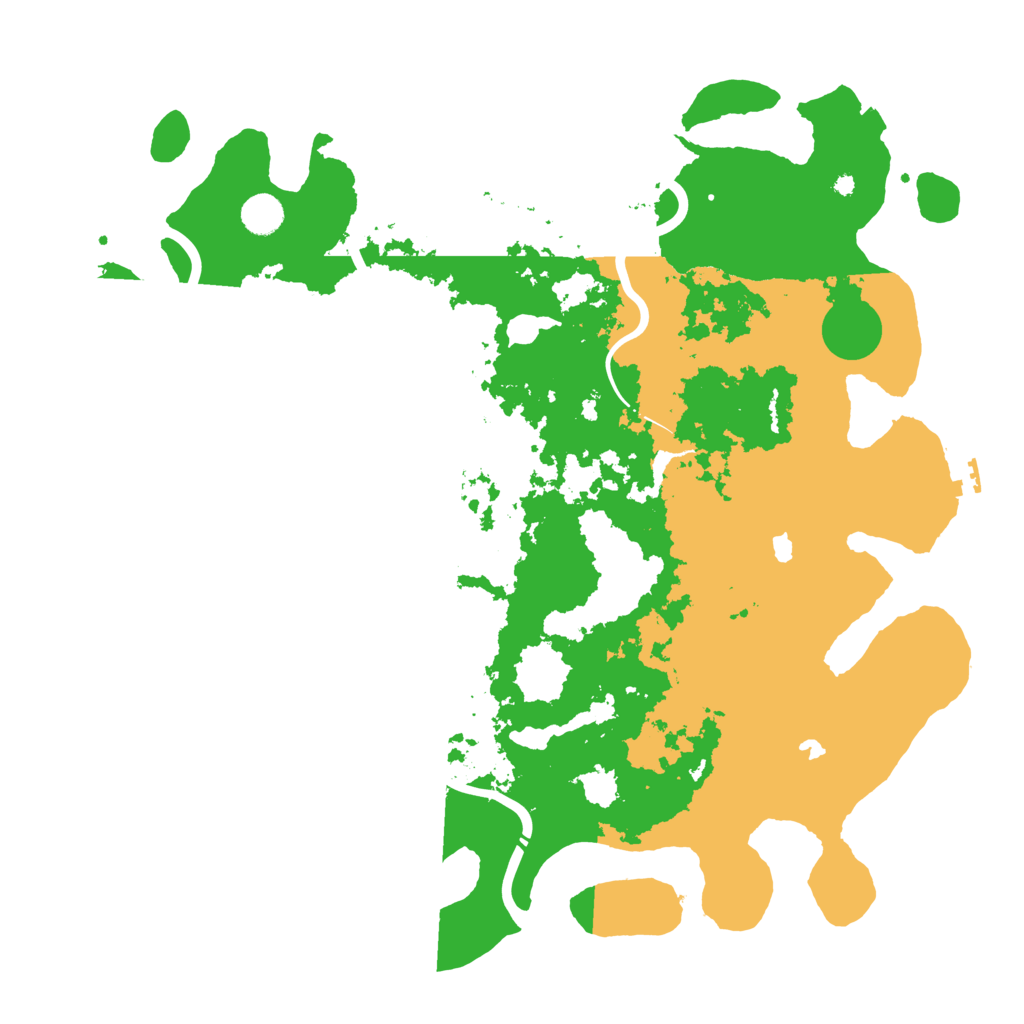 Biome Rust Map: Procedural Map, Size: 4500, Seed: 373418
