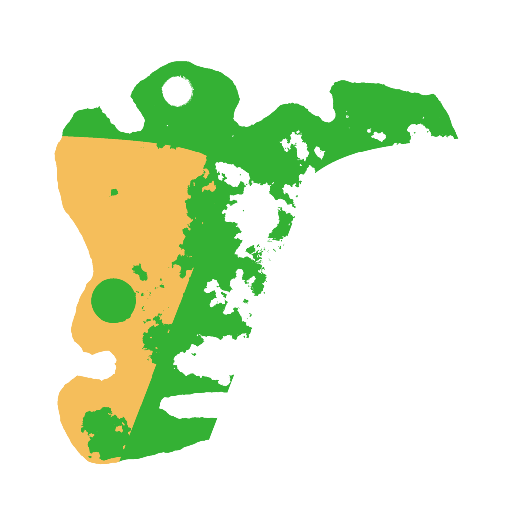 Biome Rust Map: Barren, Size: 3000, Seed: 23345