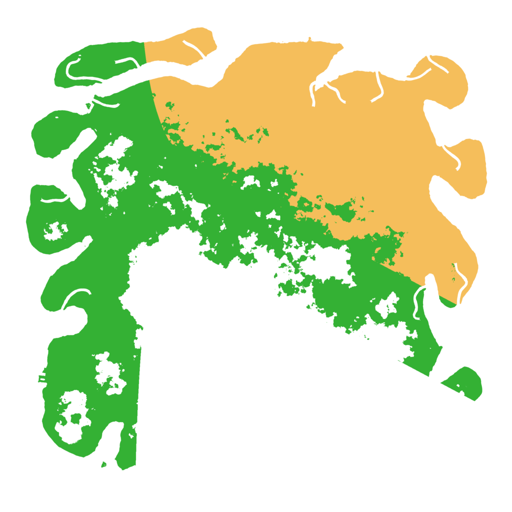 Biome Rust Map: Procedural Map, Size: 4500, Seed: 824515