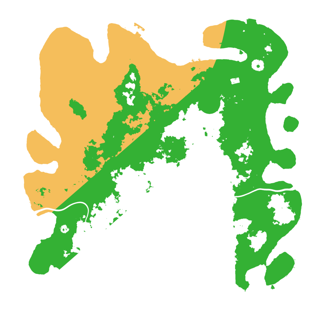 Biome Rust Map: Procedural Map, Size: 3950, Seed: 391664572
