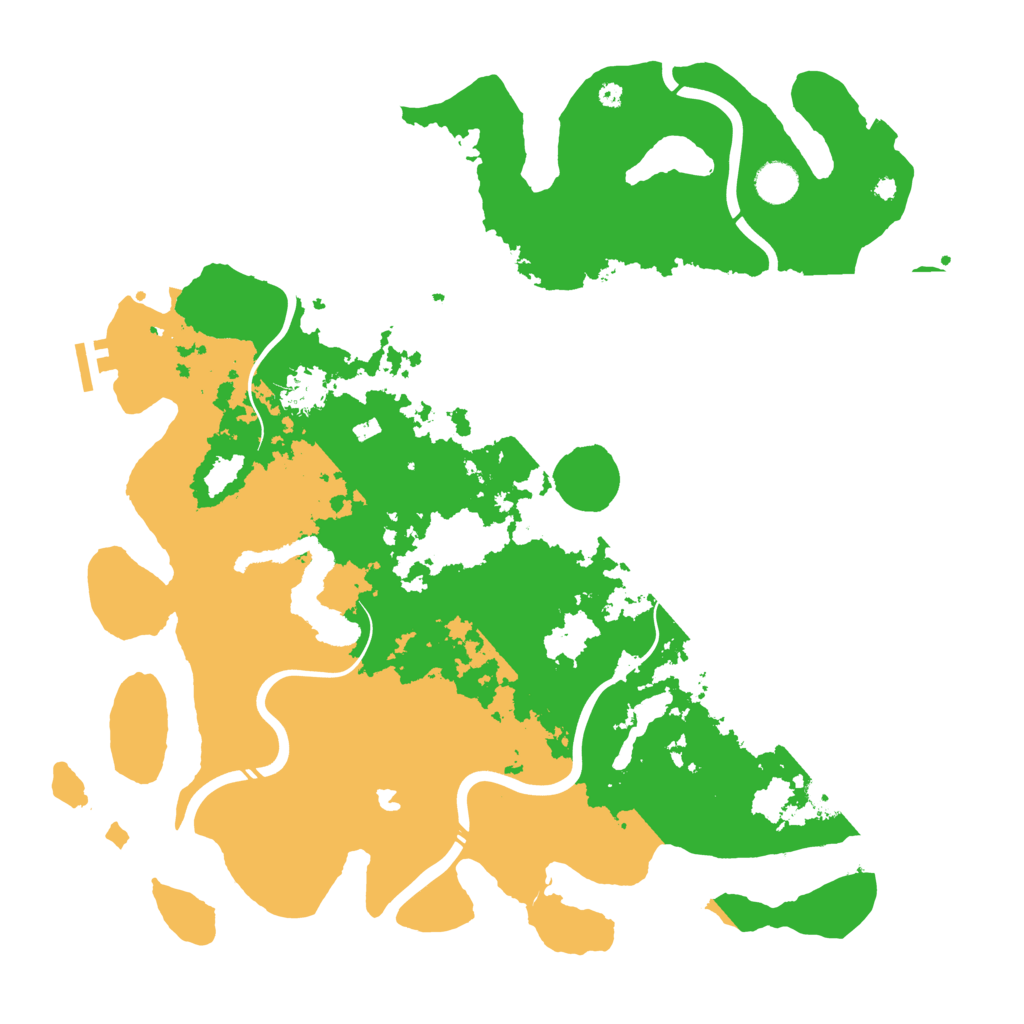 Biome Rust Map: Procedural Map, Size: 4250, Seed: 8103717