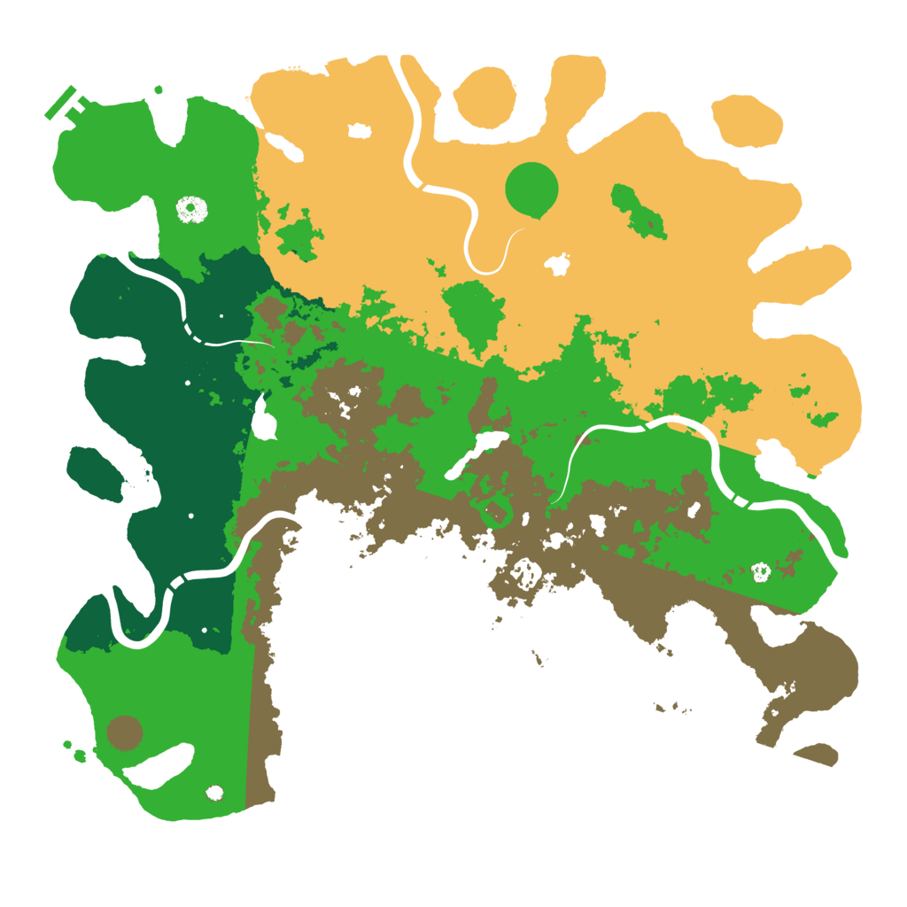 Biome Rust Map: Procedural Map, Size: 4500, Seed: 600577