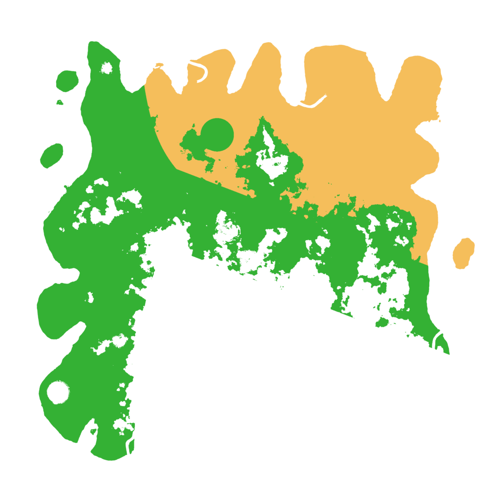 Biome Rust Map: Procedural Map, Size: 4000, Seed: 68465464