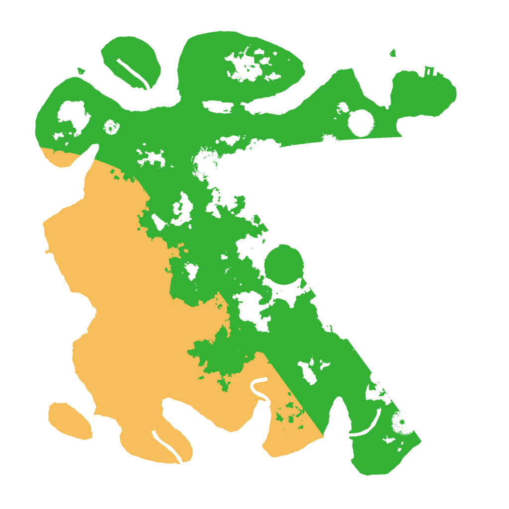 Biome Rust Map: Procedural Map, Size: 3500, Seed: 387542103