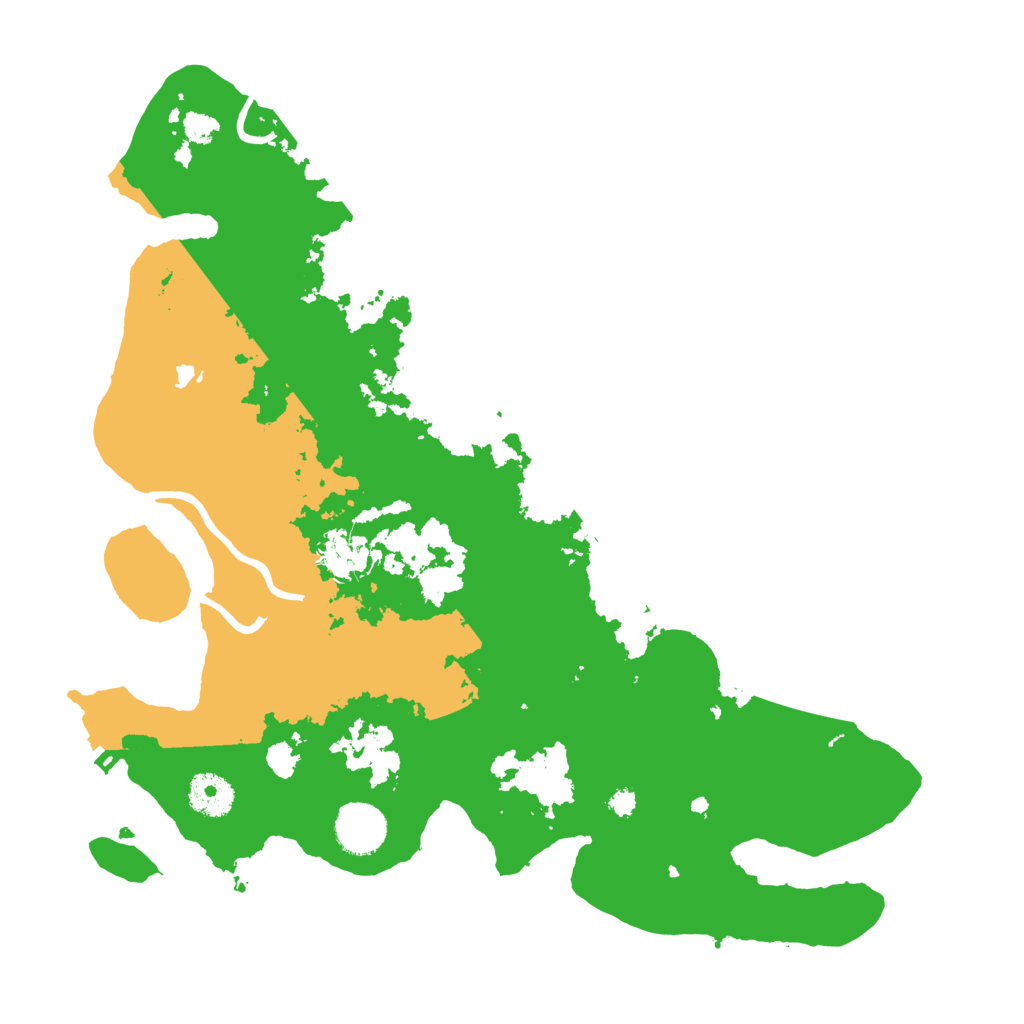 Biome Rust Map: Procedural Map, Size: 3500, Seed: 13975797