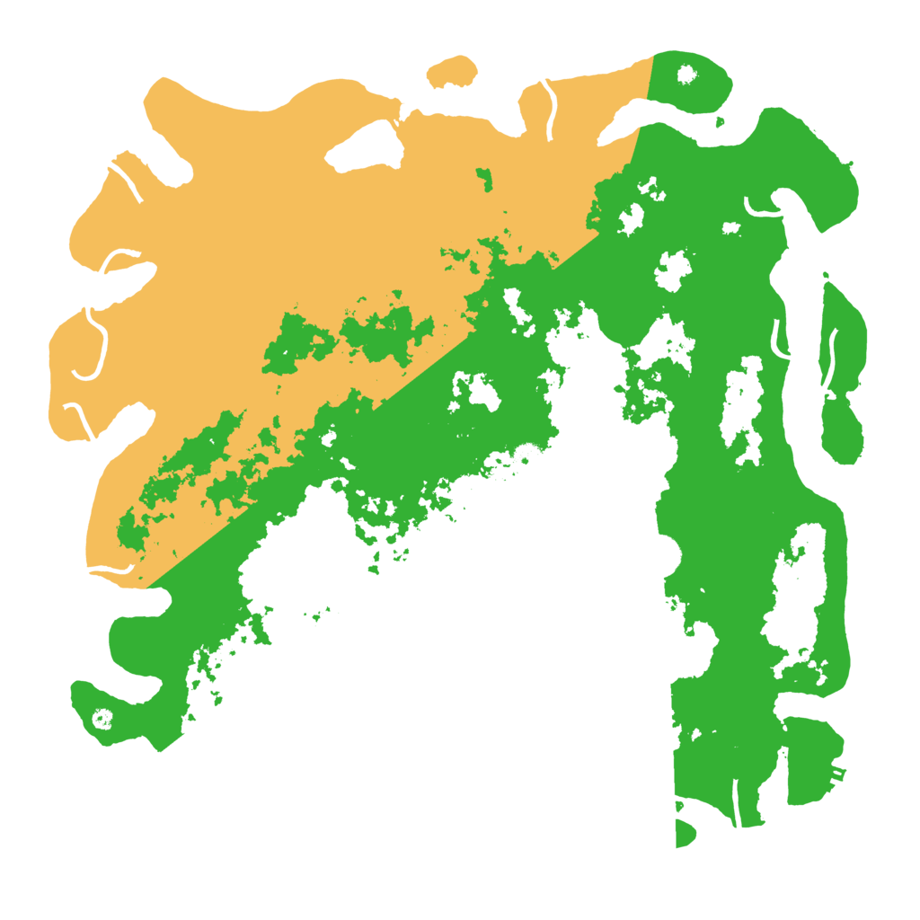 Biome Rust Map: Procedural Map, Size: 4500, Seed: 3910534