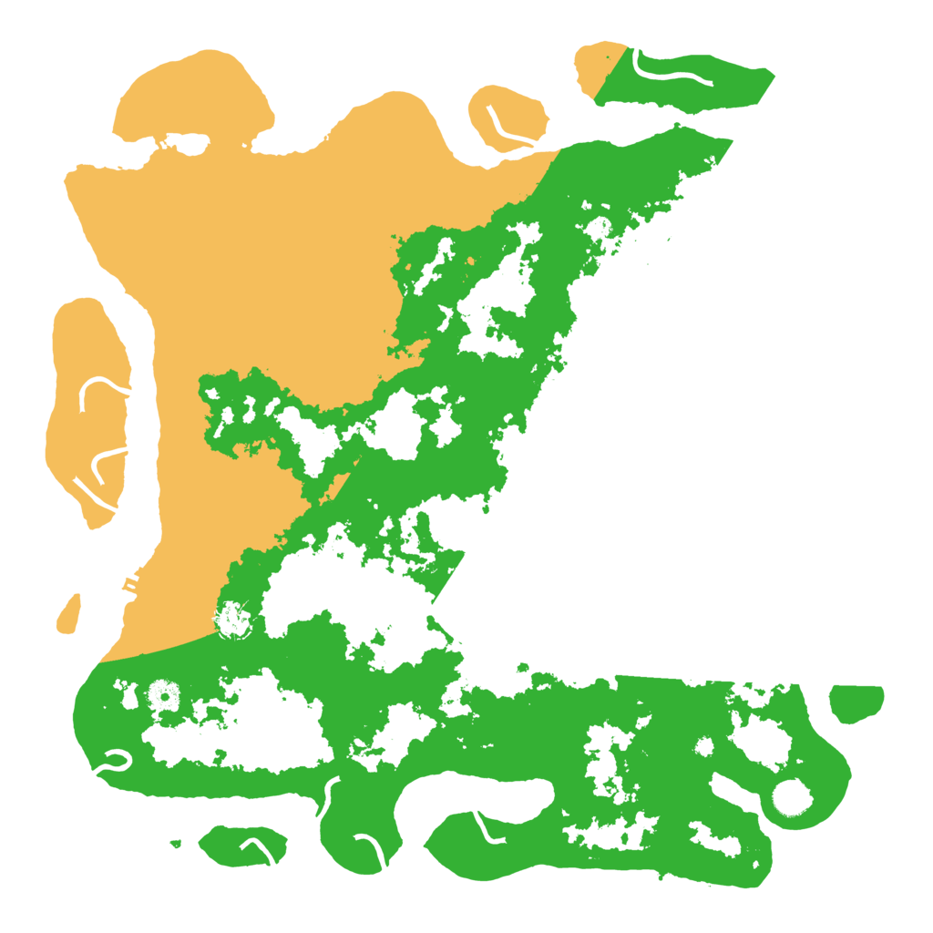 Biome Rust Map: Procedural Map, Size: 4500, Seed: 4458041