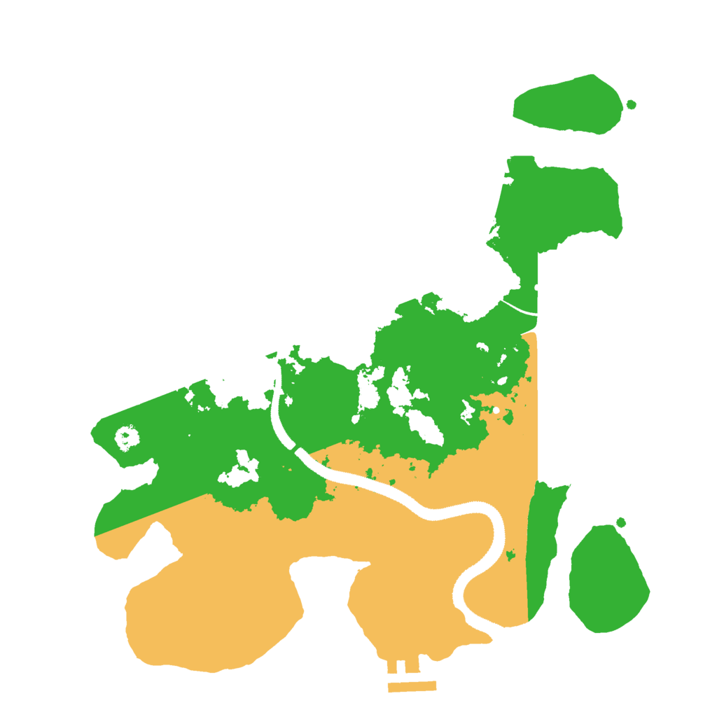 Biome Rust Map: Procedural Map, Size: 3000, Seed: 454822