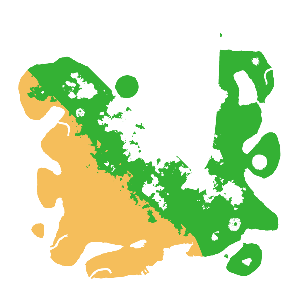 Biome Rust Map: Procedural Map, Size: 3500, Seed: 215035267