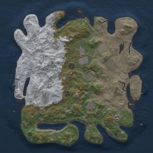 Thumbnail Rust Map: Procedural Map, Size: 4000, Seed: 115, 20 Monuments