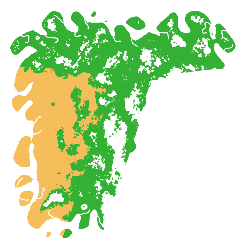 Biome Rust Map: Procedural Map, Size: 6000, Seed: 1704