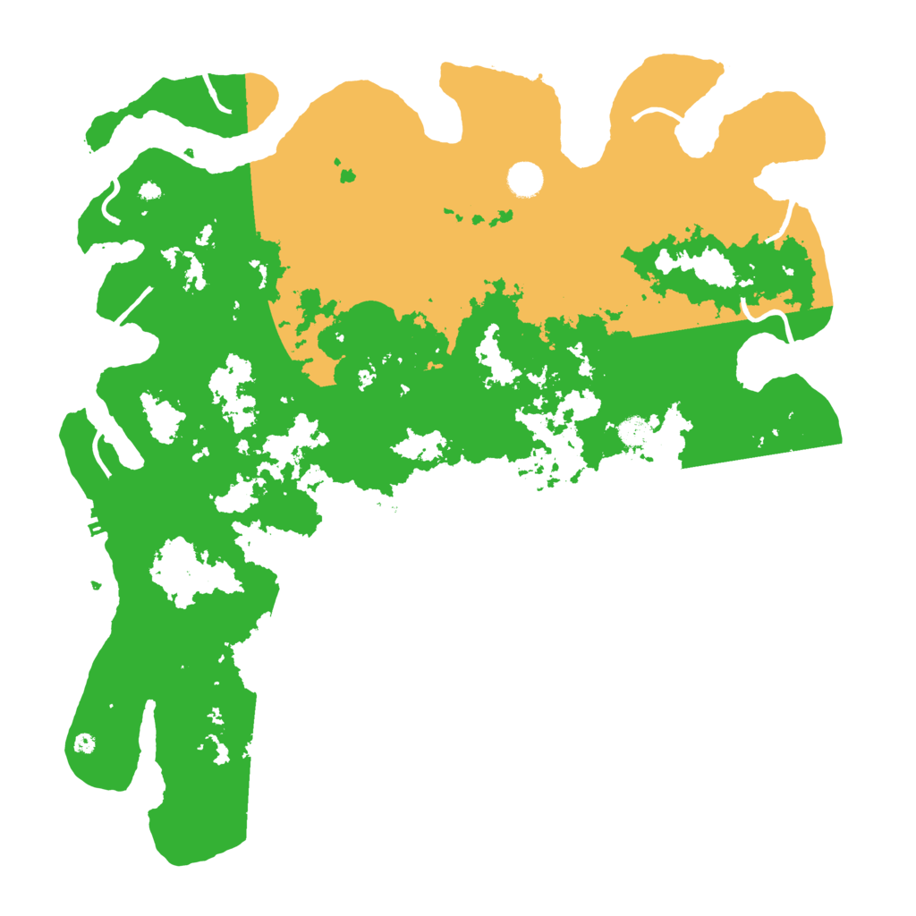 Biome Rust Map: Procedural Map, Size: 4500, Seed: 5504221