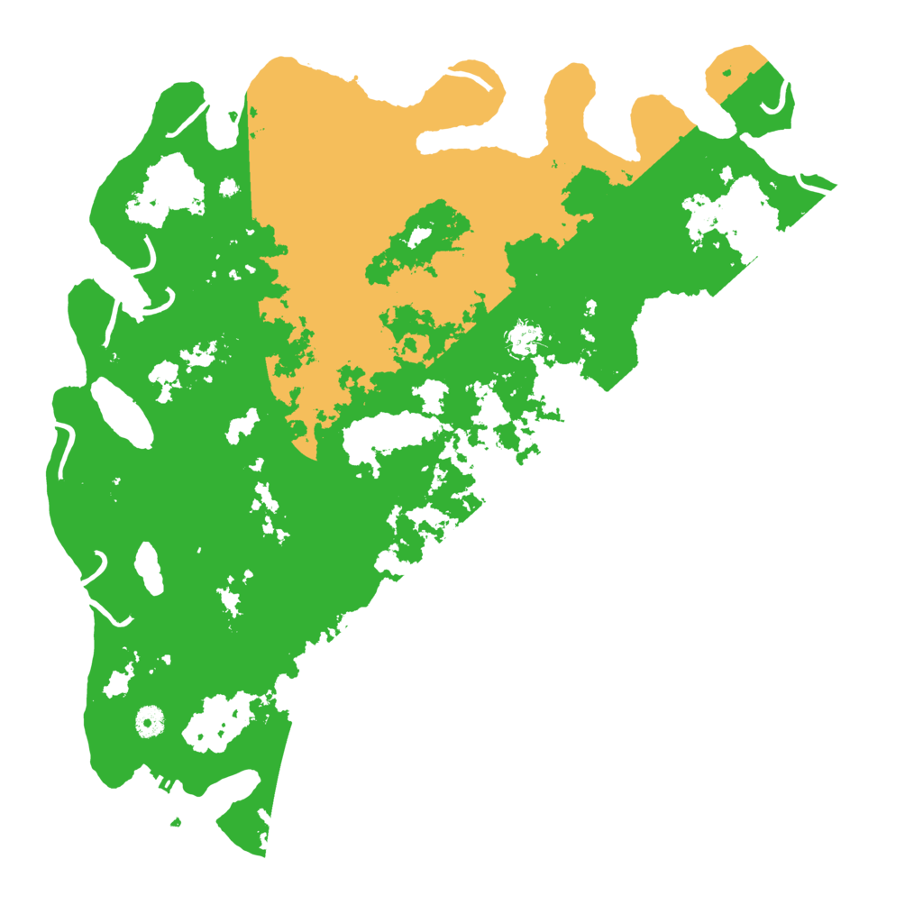 Biome Rust Map: Procedural Map, Size: 4500, Seed: 10097309