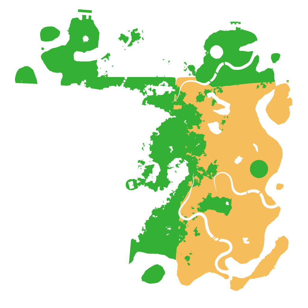 Biome Rust Map: Procedural Map, Size: 4500, Seed: 2594983