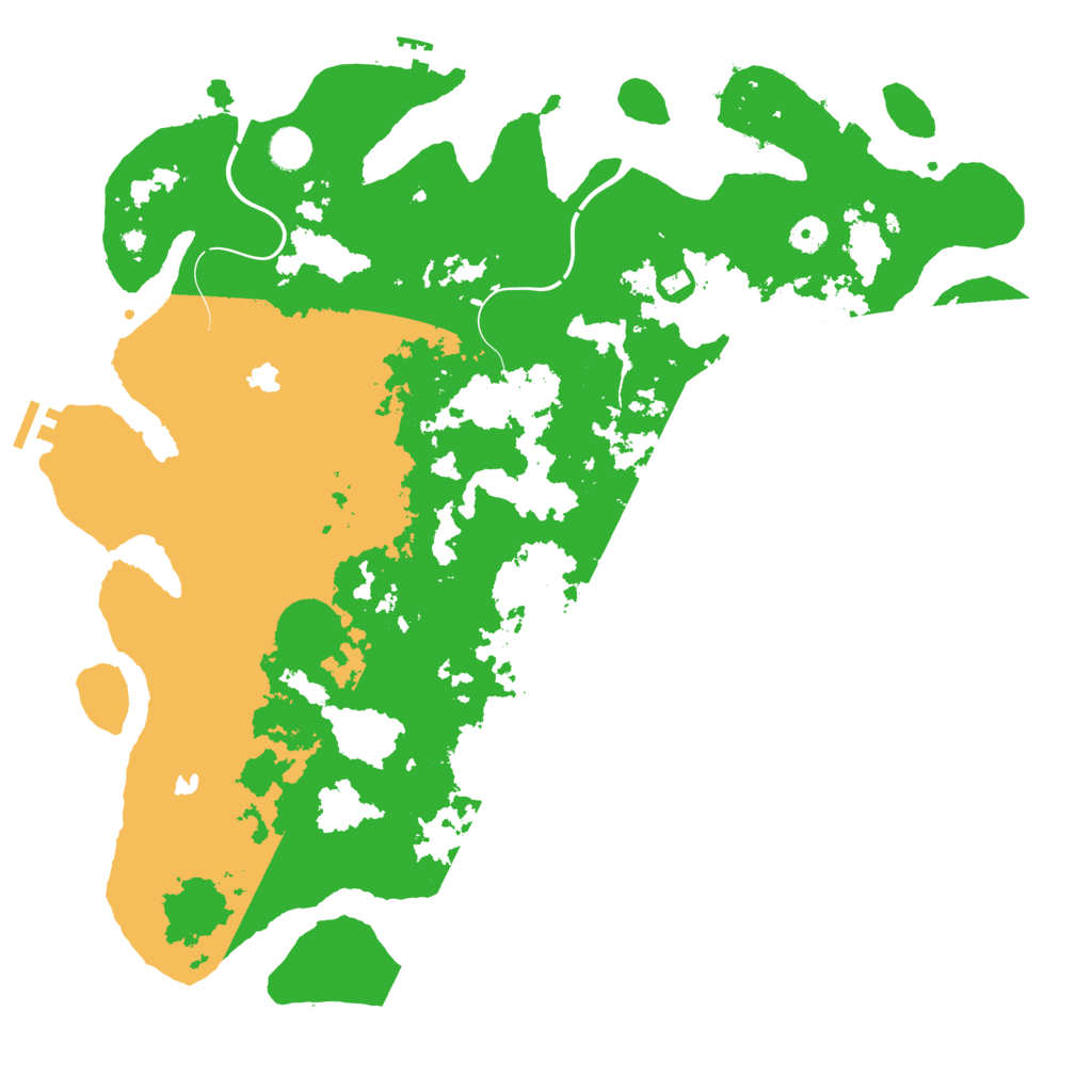 Biome Rust Map: Procedural Map, Size: 4500, Seed: 5633109