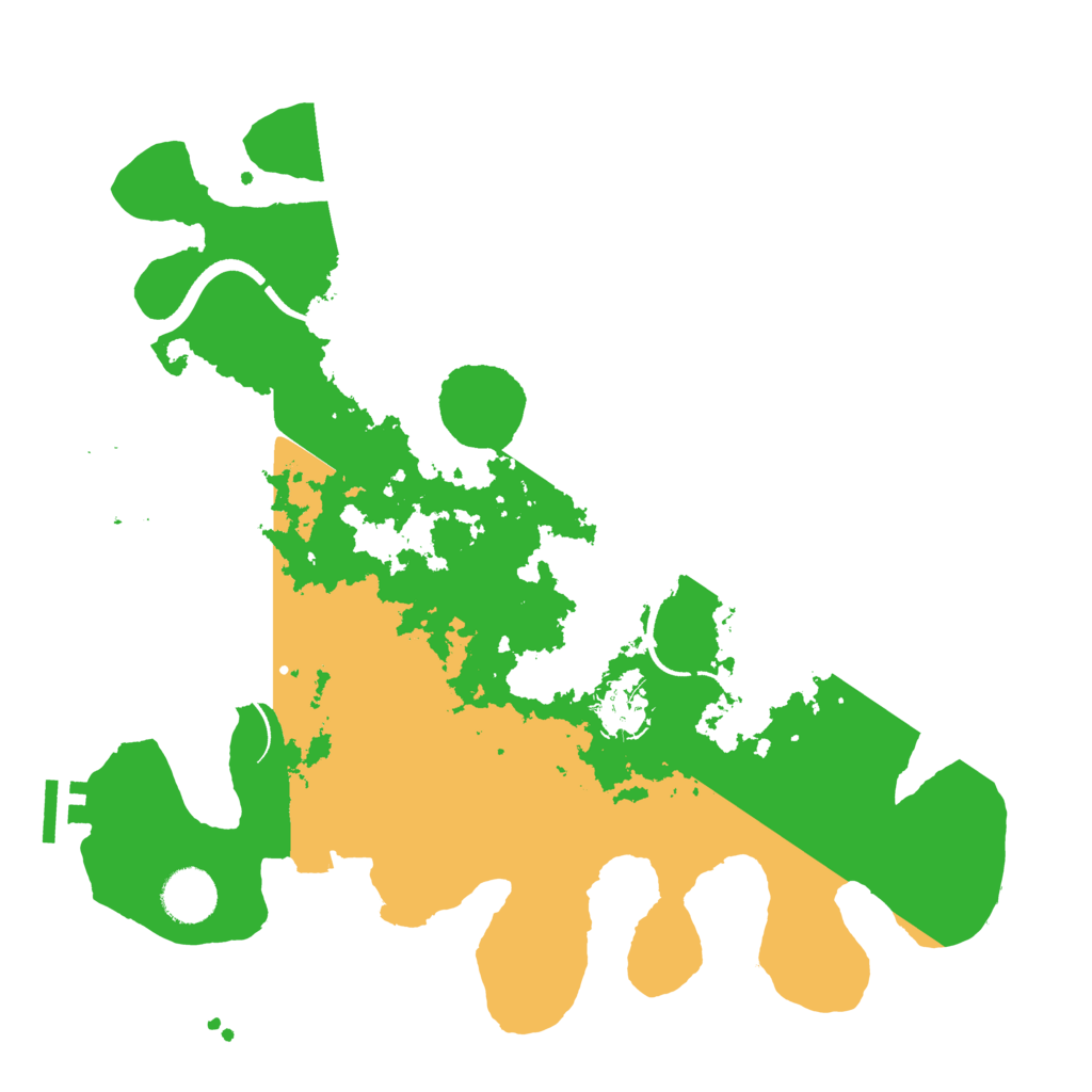 Biome Rust Map: Procedural Map, Size: 3500, Seed: 1564088520