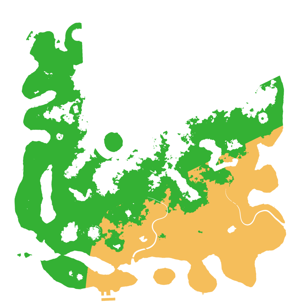 Biome Rust Map: Procedural Map, Size: 4500, Seed: 72212