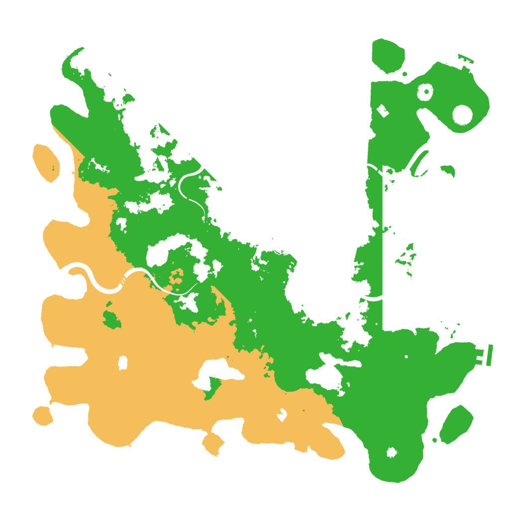 Biome Rust Map: Procedural Map, Size: 4500, Seed: 17825