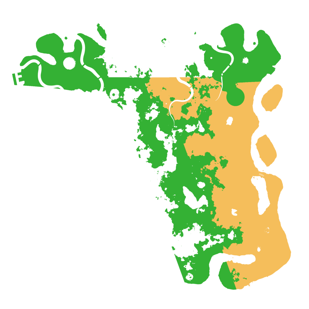 Biome Rust Map: Procedural Map, Size: 4500, Seed: 269277657