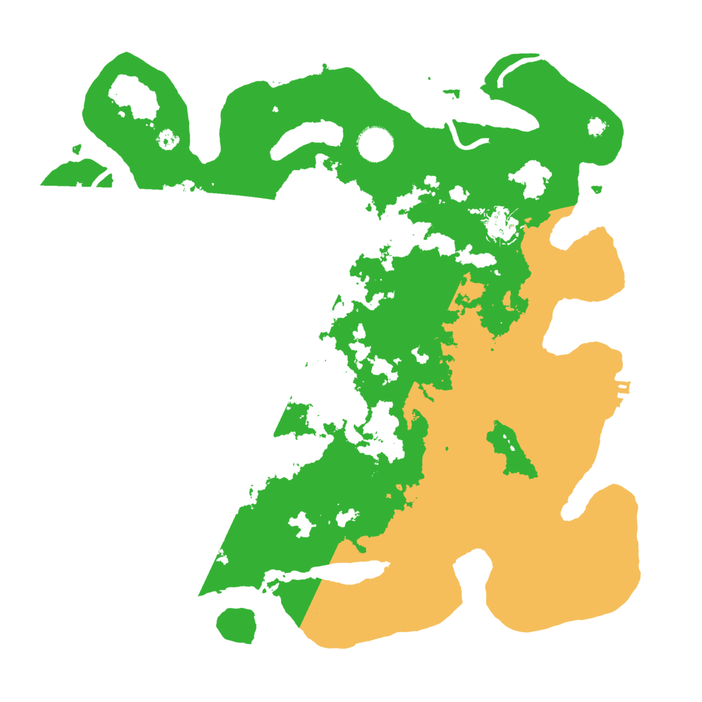 Biome Rust Map: Procedural Map, Size: 3500, Seed: 637274483