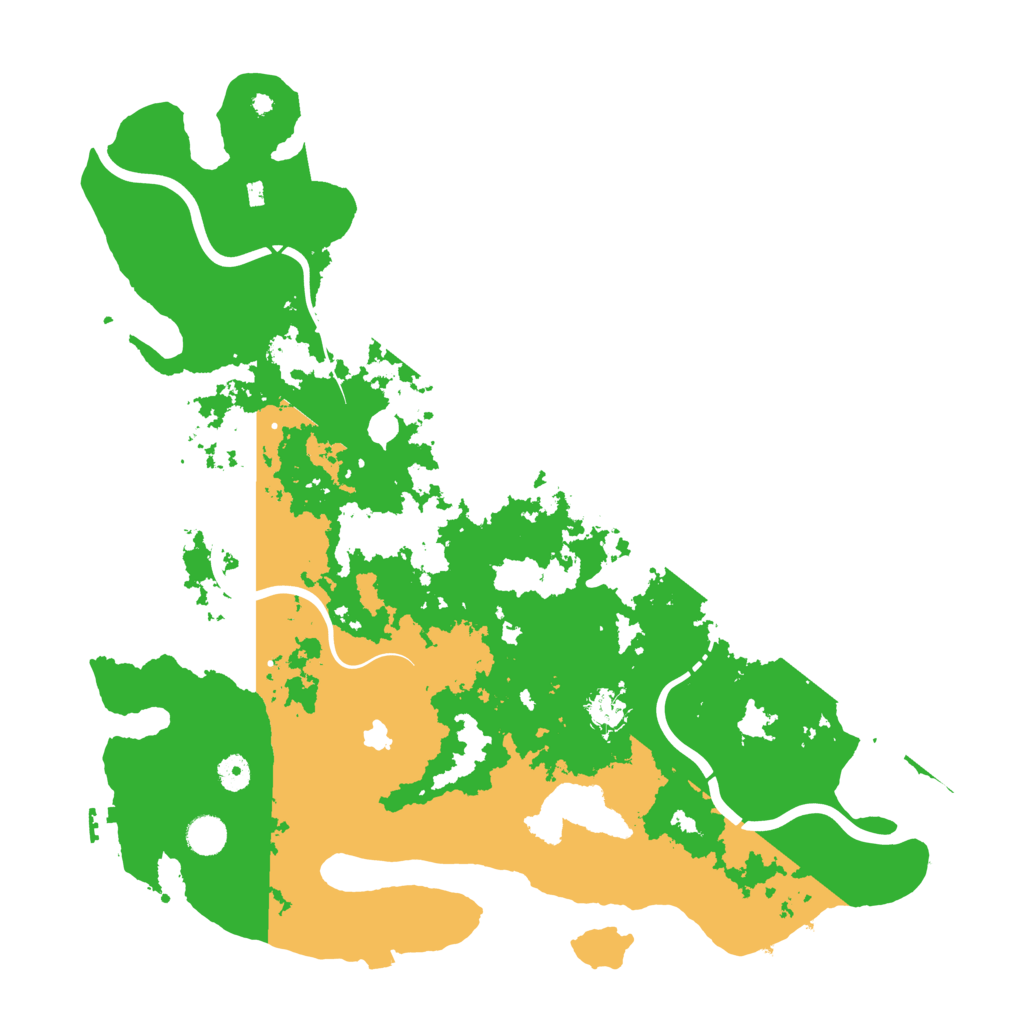 Biome Rust Map: Procedural Map, Size: 4500, Seed: 20613