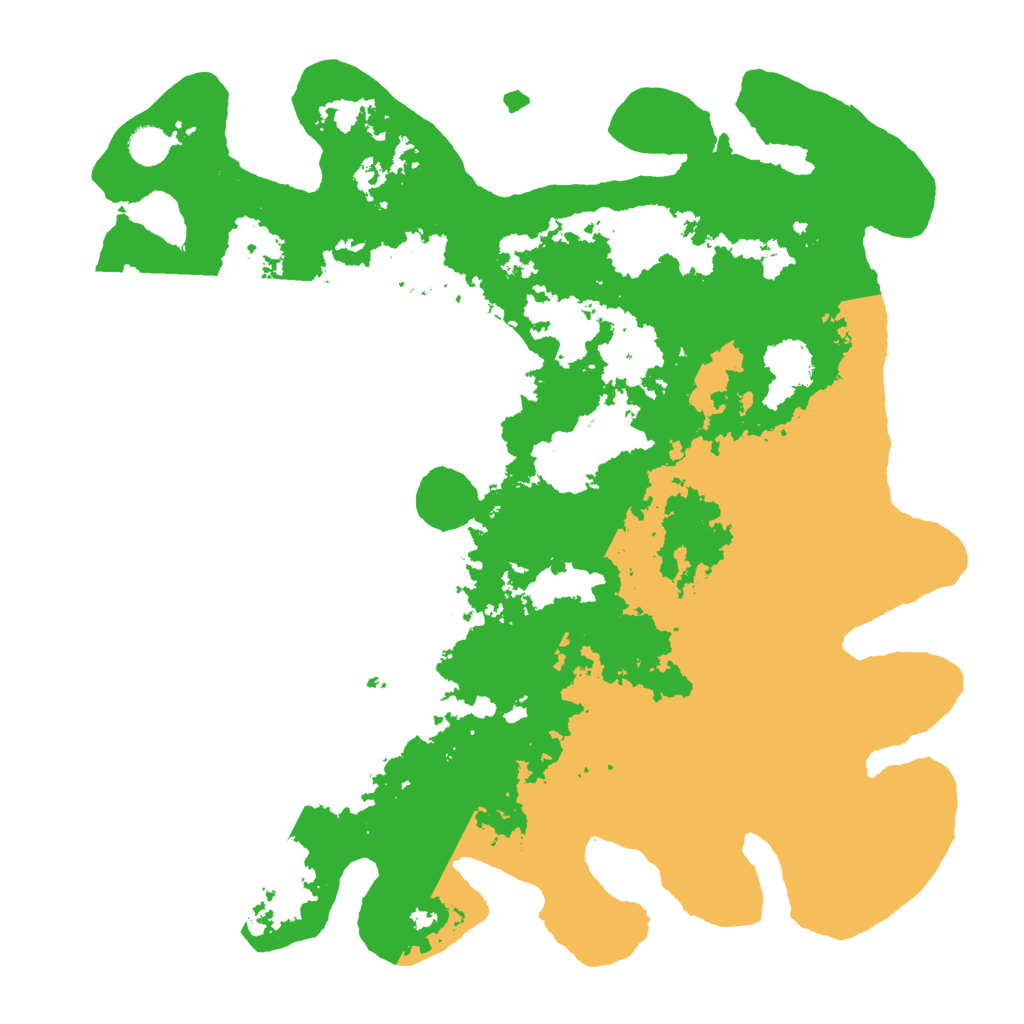 Biome Rust Map: Barren, Size: 4500, Seed: 5499414