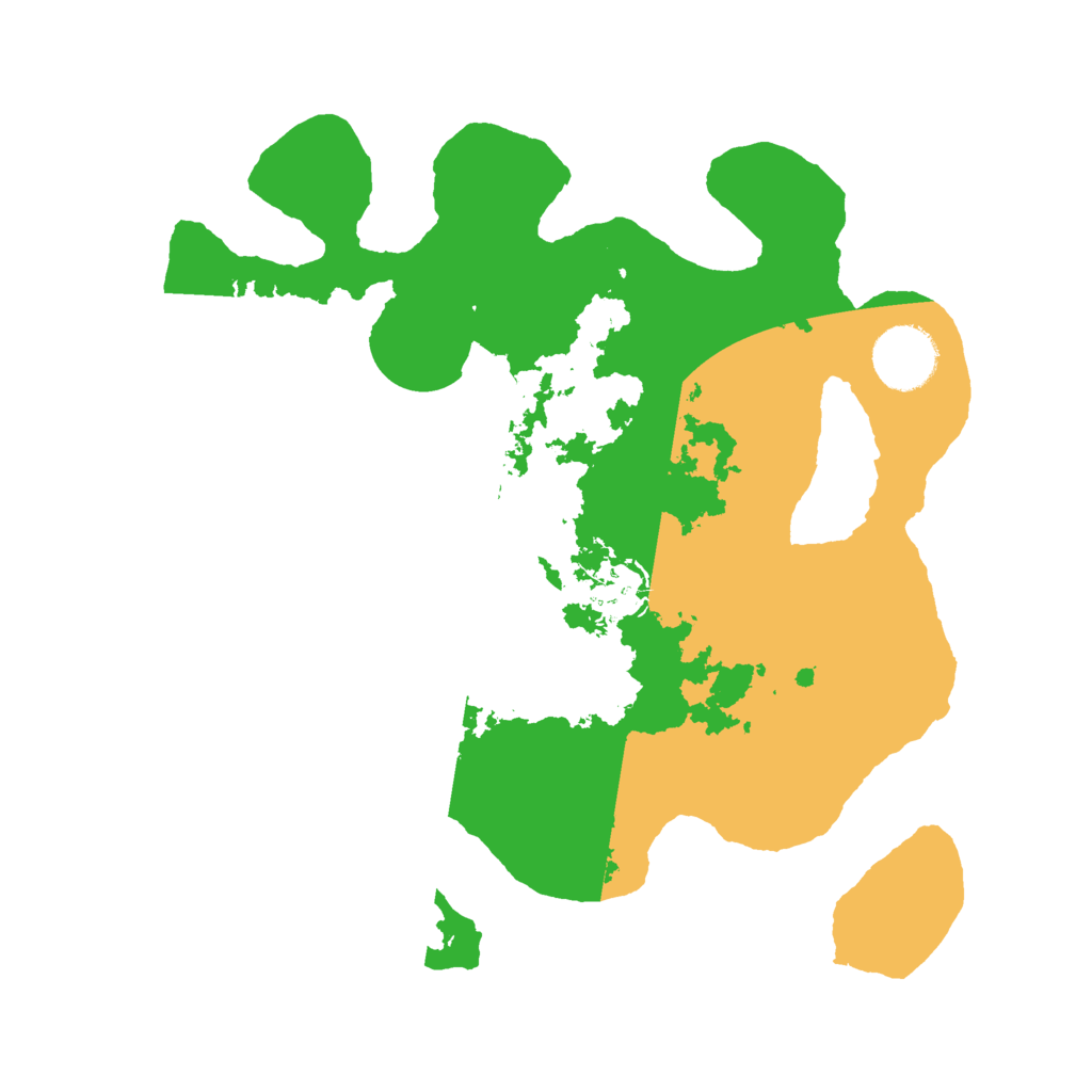 Biome Rust Map: Barren, Size: 3000, Seed: 892009133