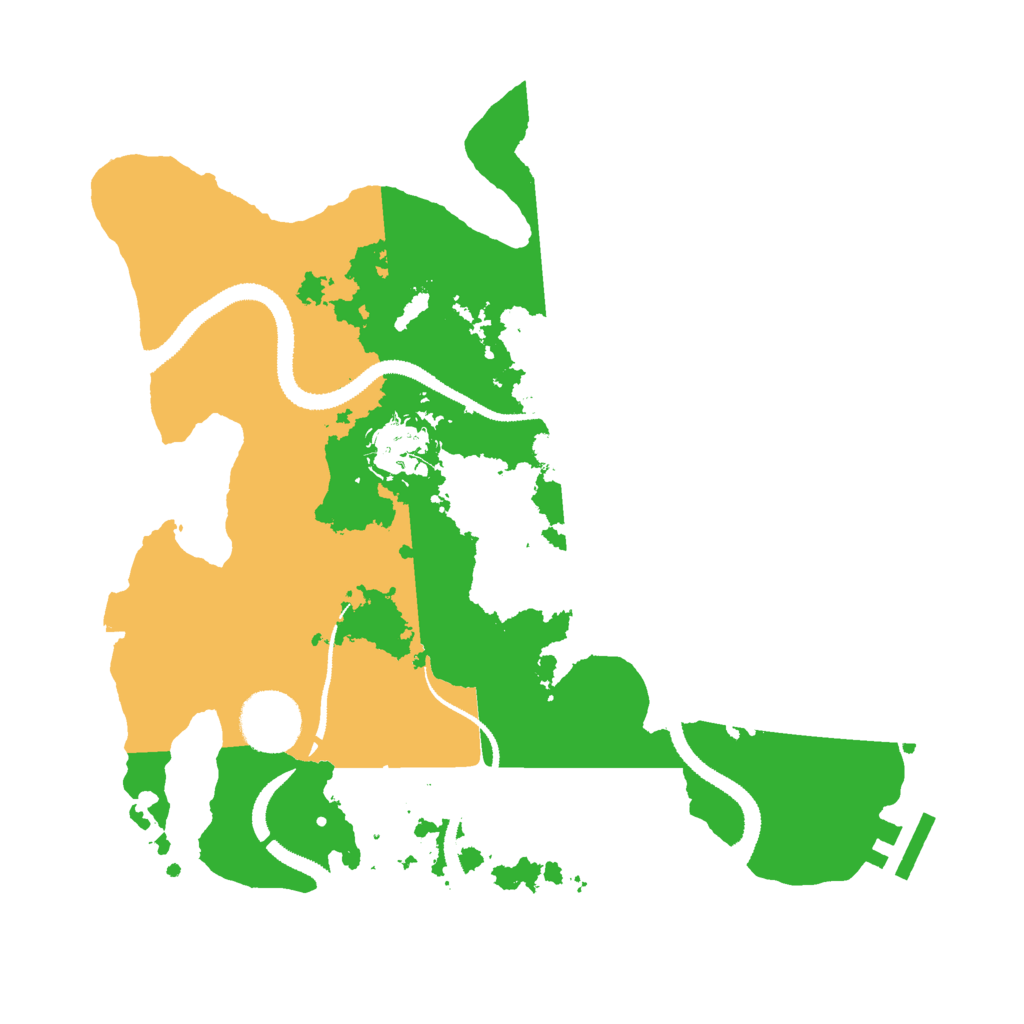 Biome Rust Map: Procedural Map, Size: 3000, Seed: 967510149