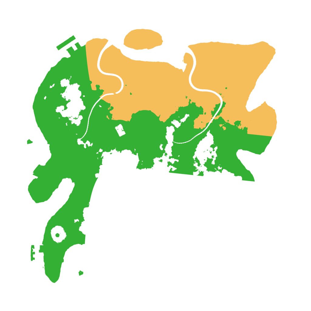 Biome Rust Map: Procedural Map, Size: 3000, Seed: 1782