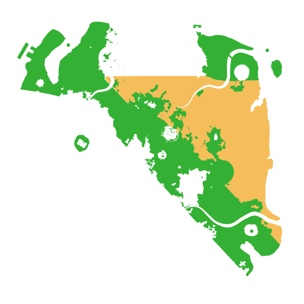 Biome Rust Map: Procedural Map, Size: 3500, Seed: 123135320