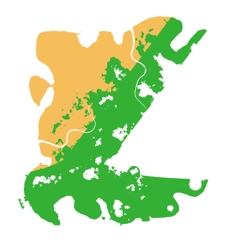 Biome Rust Map: Procedural Map, Size: 3500, Seed: 1209667657