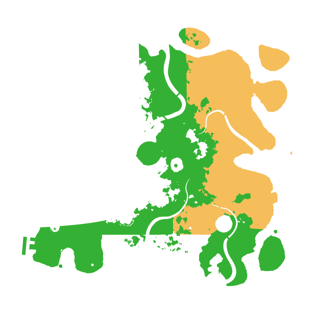 Biome Rust Map: Procedural Map, Size: 3500, Seed: 1442676712