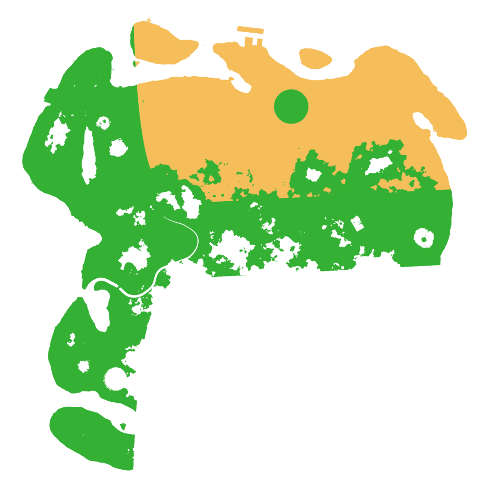 Biome Rust Map: Procedural Map, Size: 3850, Seed: 548978