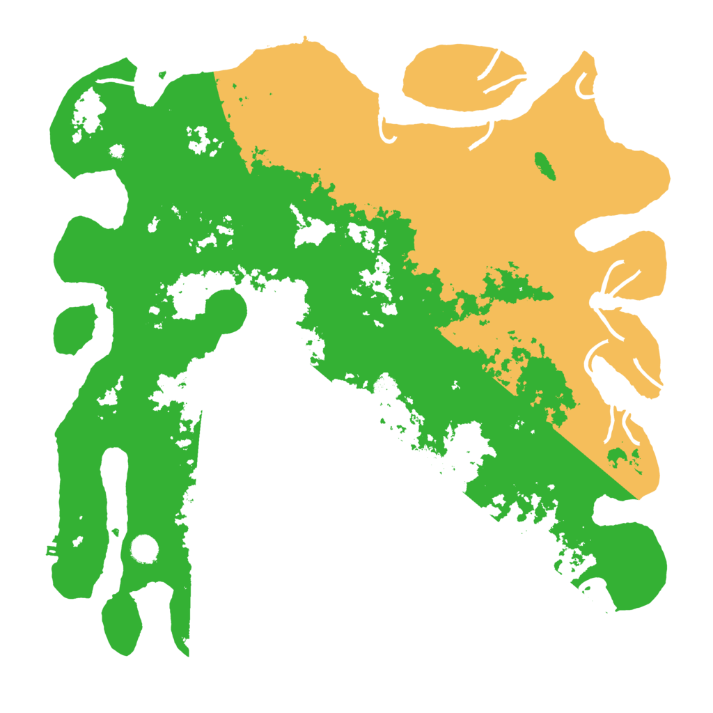 Biome Rust Map: Procedural Map, Size: 4500, Seed: 199930508