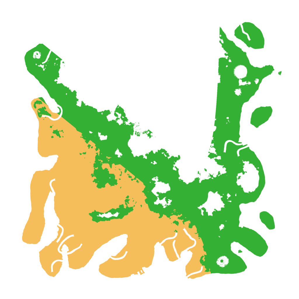 Biome Rust Map: Procedural Map, Size: 4000, Seed: 1167