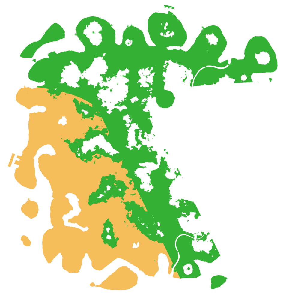 Biome Rust Map: Procedural Map, Size: 4500, Seed: 3508224