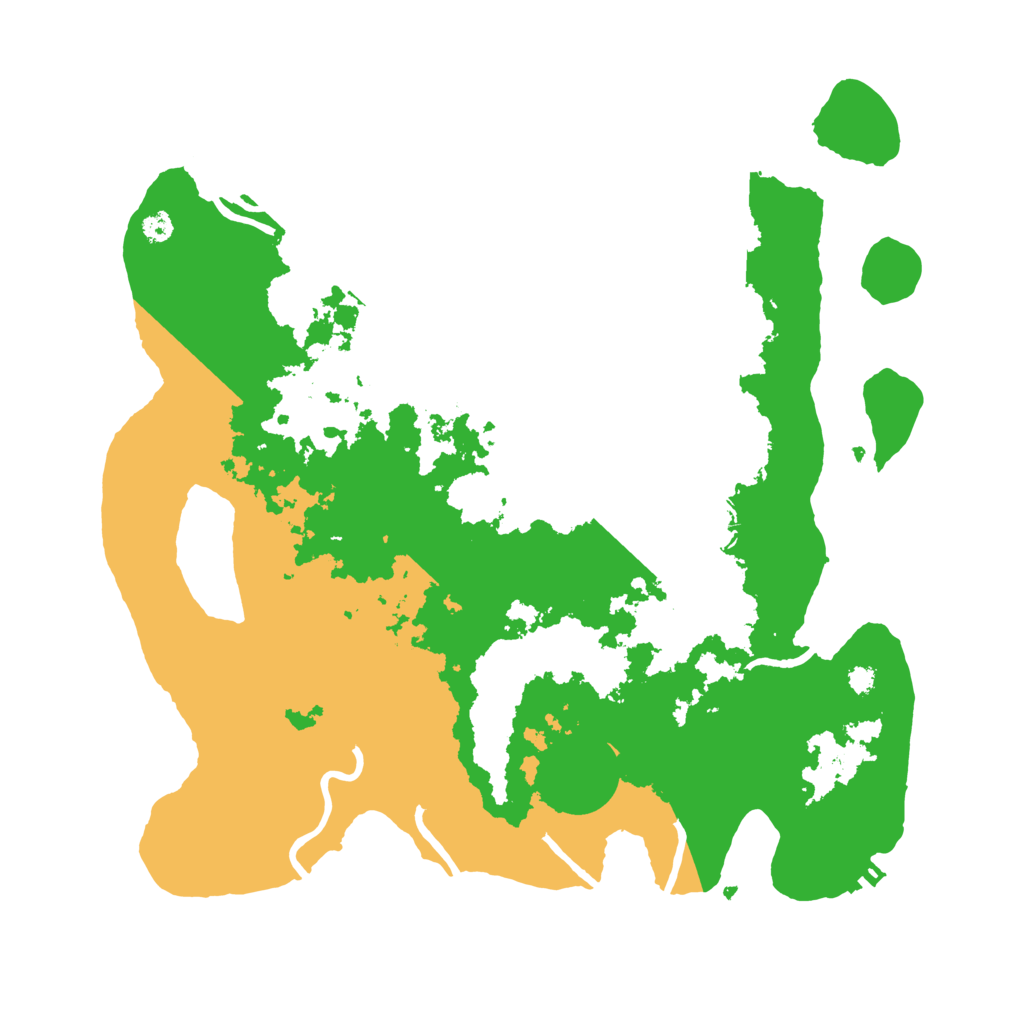Biome Rust Map: Procedural Map, Size: 3500, Seed: 1248529077