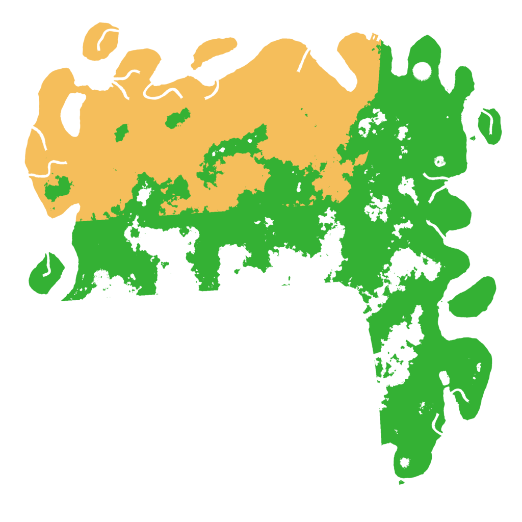 Biome Rust Map: Procedural Map, Size: 5000, Seed: 22550