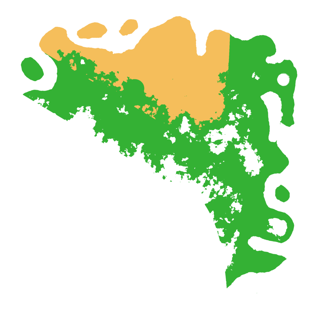 Biome Rust Map: Barren, Size: 4500, Seed: 5235379