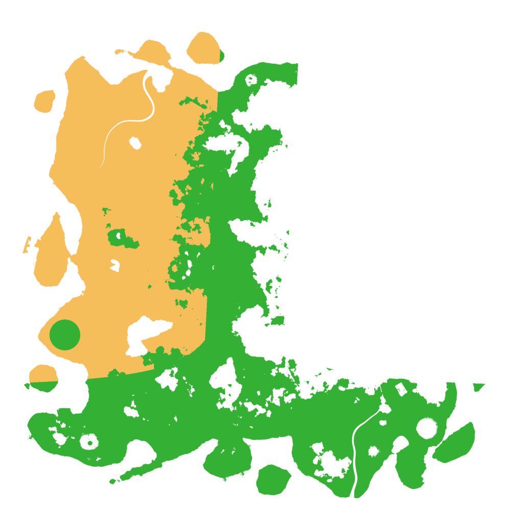 Biome Rust Map: Procedural Map, Size: 4500, Seed: 3840212