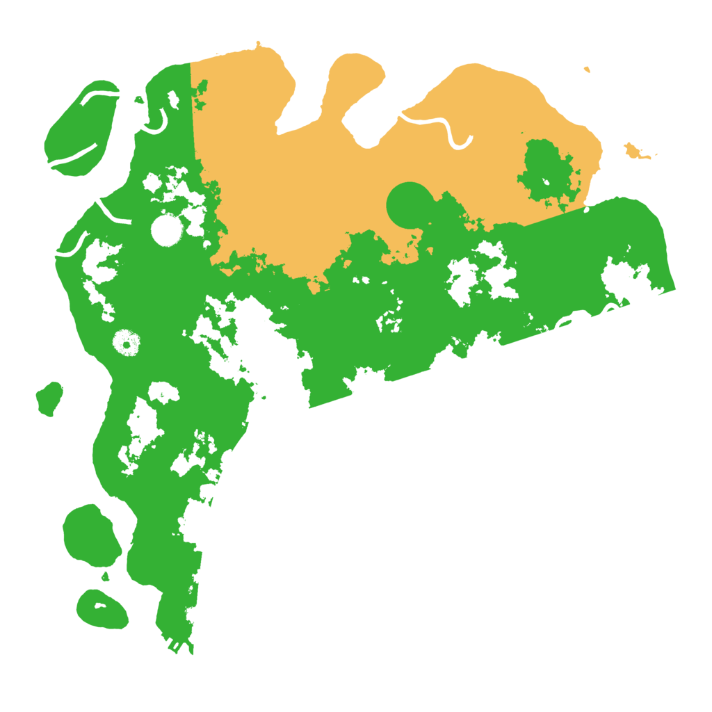 Biome Rust Map: Procedural Map, Size: 4000, Seed: 277534