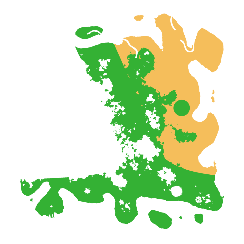 Biome Rust Map: Procedural Map, Size: 3950, Seed: 2057300242